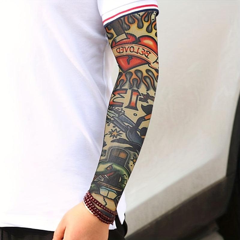 Men's Sunscreen Bleach Art Sleeve for Outdoor Daily Travel