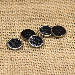 10PCS Resin Bag Copper Four Eyes Button Shirt Suit Uniform Button
