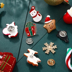 Men's Christmas Red Pin - Festive Holiday Style