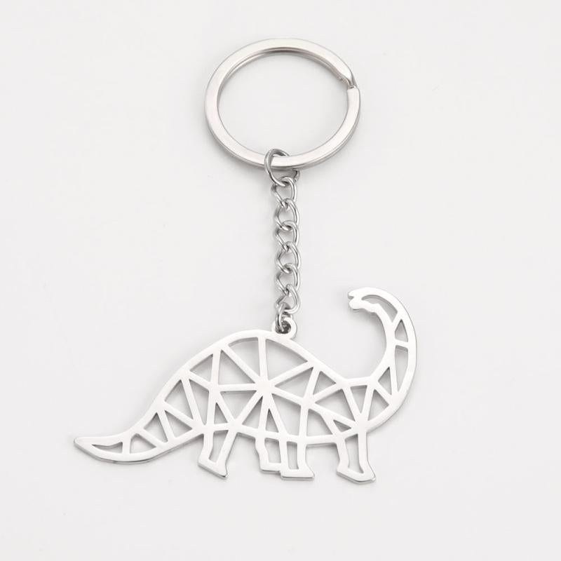 COOLTIME Stainless Steel Brachiosaurus Keychain