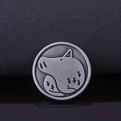 Alloy Coin Keychain Protagonist Tattoo Memorial Coin Key Chain Collect