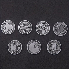 Alloy Coin Keychain Protagonist Tattoo Memorial Coin Key Chain Collect