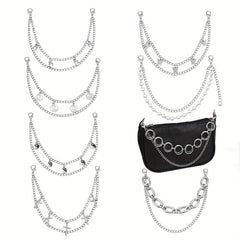 Butterfly Cross Charm Chain Layered Waist Tassel Chain Punk Accessories