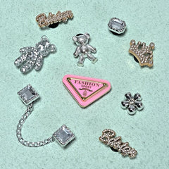 8 Pcs Flower Shoe Accessories for Shoes with Holes