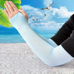 Summer Ice Arm Sleeve Flowers Pattern Outdoor UV Protection