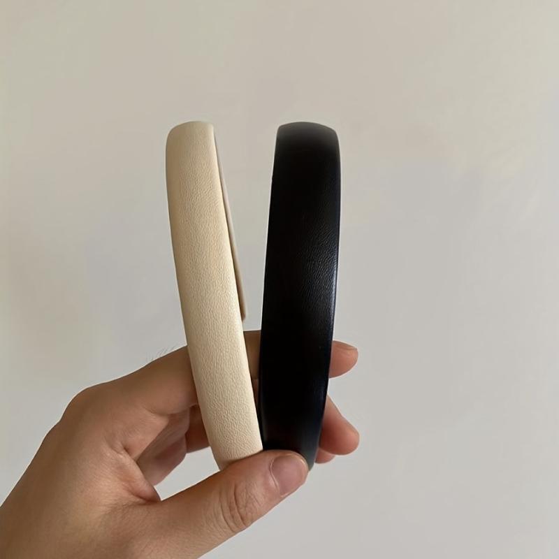 PU Leather Hair Press Hair Hoop Hair Clip