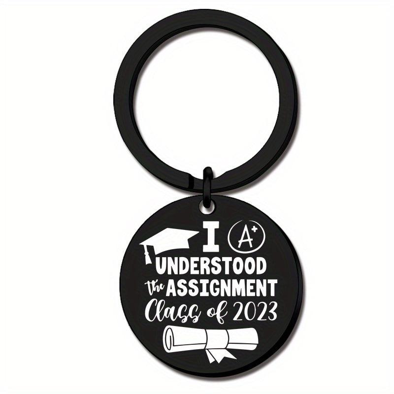 Class Of 2022 Graduation Key Chain Inspirational Gift For Men and Women