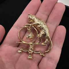 Fish Cat Brooches Unisex Naughty Pets Animal Pin