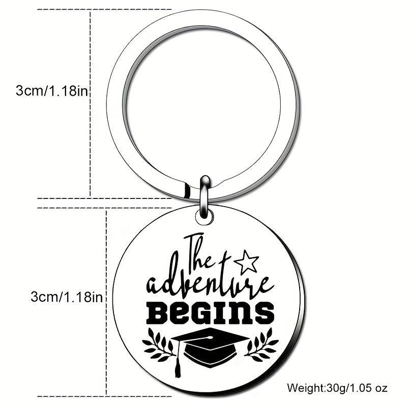 Graduation Keychain For Him Her Inspirational Key Chain Gift