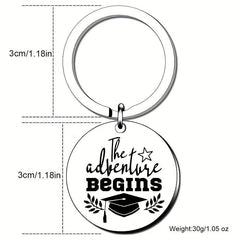Graduation Keychain For Him Her Inspirational Key Chain Gift