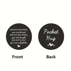 Stainless Steel Pocket Hug Coin Inspirational Gift For Men