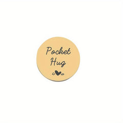 Stainless Steel Pocket Hug Coin Inspirational Gift For Men