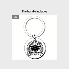 Funny Graduation Keychain for Her Him Class of 2022 High School College Grad
