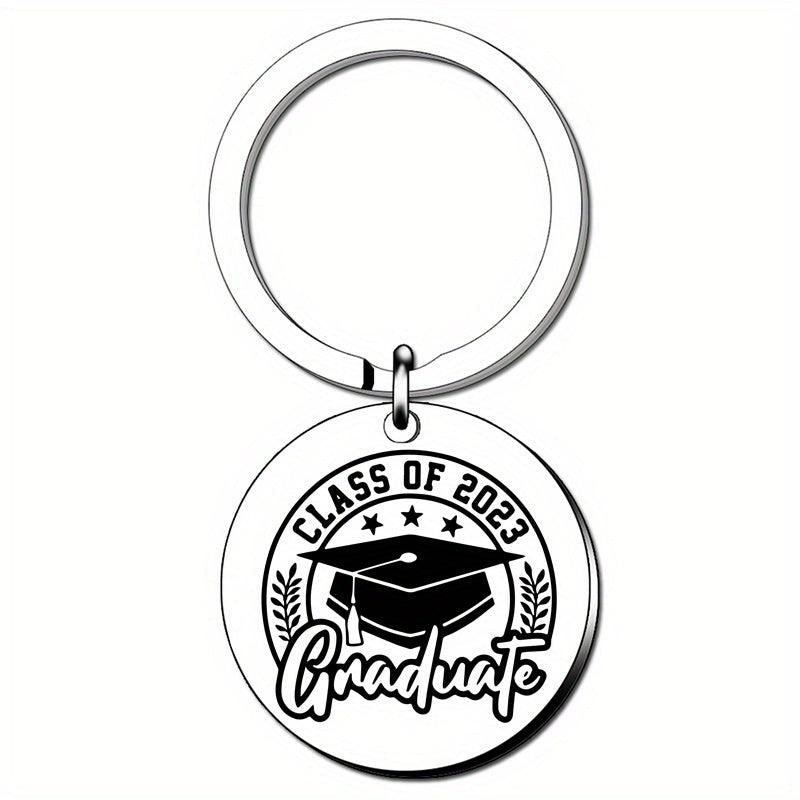 Funny Graduation Keychain for Her Him Class of 2022 High School College Grad