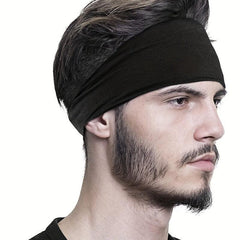 Men's Elastic Sports Headband Yoga Sweat Belt Bandana