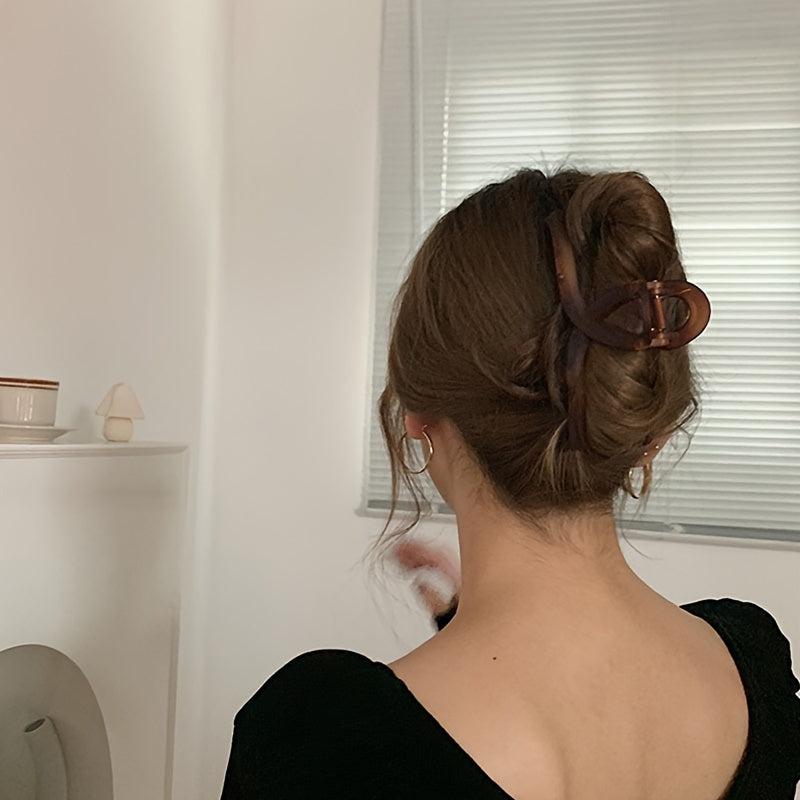 Matte Resin Hair Claw Clip for Thick Hair- Non Slip Grip