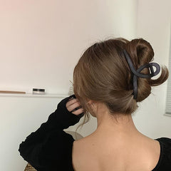 Matte Resin Hair Claw Clip for Thick Hair- Non Slip Grip