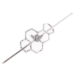 Geometric Bee Hair Sticks Forks Hairpins Hollow Metal Hair Pins Chignon Buns Hol