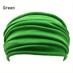 Women's Non-slip Foldable Yoga Headband Wide Brim Sports Headband