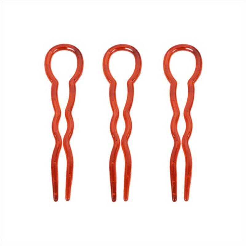 3pcs Vintage U-shaped Hairpins Hair Styling Accessories
