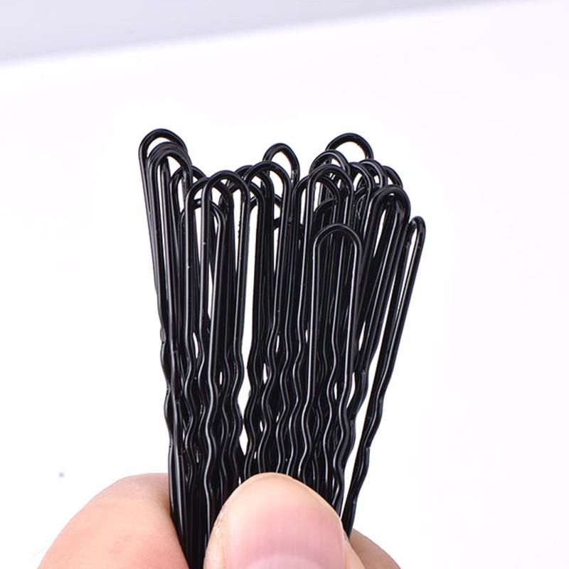 50pcs Metal U Shape Bobby Pins Hair Clip for Girls Women