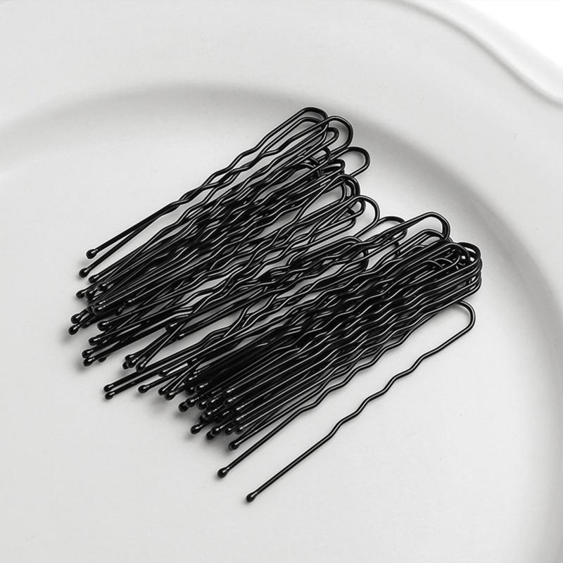 50pcs Metal U Shape Bobby Pins Hair Clip for Girls Women