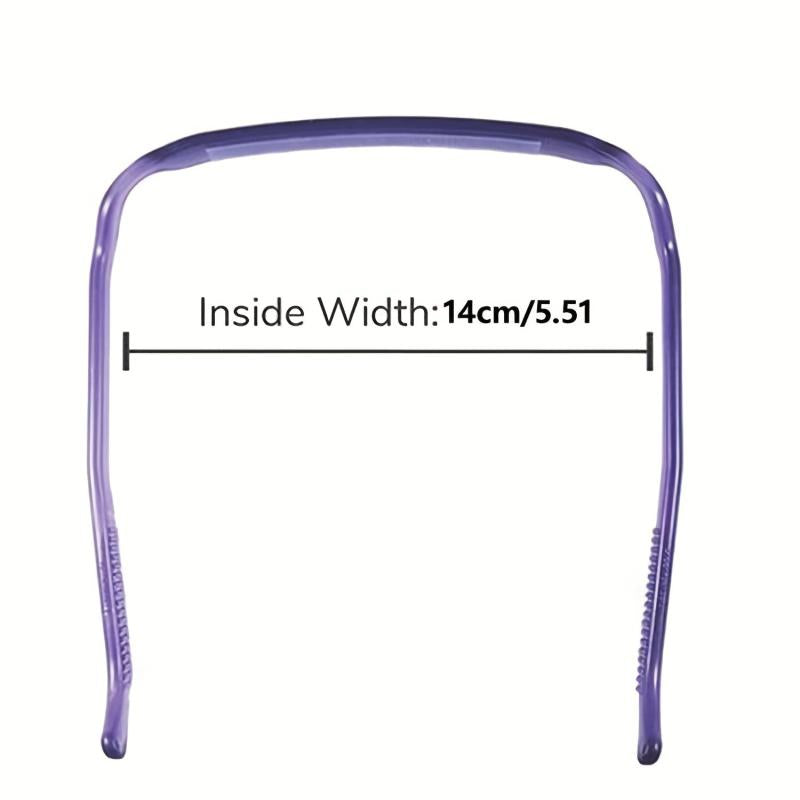 2 Pack Curly Thick Hair Headbands - Invisible Hair Hoop