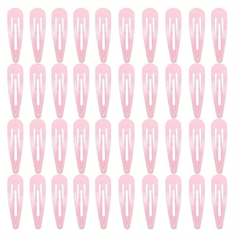 40Pack Metal Snap Hair Clips for Women Girls Kids Teens Toddlers