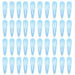 40Pack Metal Snap Hair Clips for Women Girls Kids Teens Toddlers