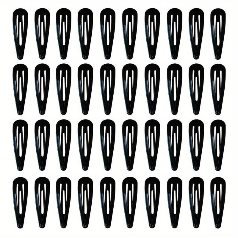 40Pack Metal Snap Hair Clips for Women Girls Kids Teens Toddlers