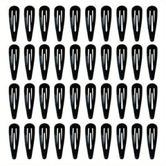 40Pack Metal Snap Hair Clips for Women Girls Kids Teens Toddlers