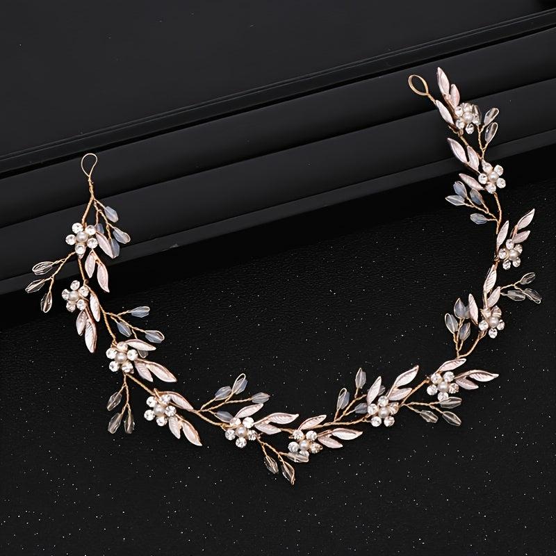 Golden Bridal Hair Vine Wedding Hair Accessories For Bridal Bridesmaid