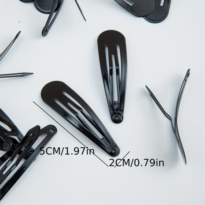 Metal Snap Hair Clips Non slip Hair Barrettes for Girls Women Teens