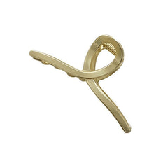 Large Metal Hair Claw Clips Golden Hair Clips Ladies Hair Accessories