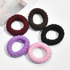 5pcs Colorful Small Elastic Hair Bands Ponytail Holder