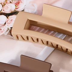 Matte Square Hair Claw Hair Clips Minimalist Hair Accessories