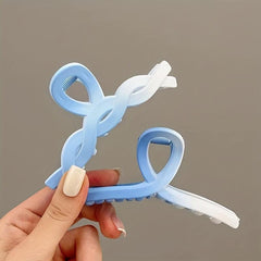 3pcs Gradient Hair Claw Clip Non Slip Strong Hold Grip Hair Jaw Clip