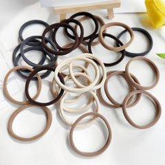 25pcs Large Hair Ties For Girls No Hair Damage Soft Holder Hair Accessories