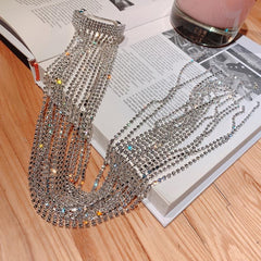 Bling Hair Clips Rhinestone Tassel Hair Clip Sweet Butterfly Hair Accessories