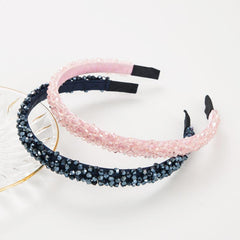 Crystal Beads Headbands Bling Rhinestone Hairband Hair Hoop Band