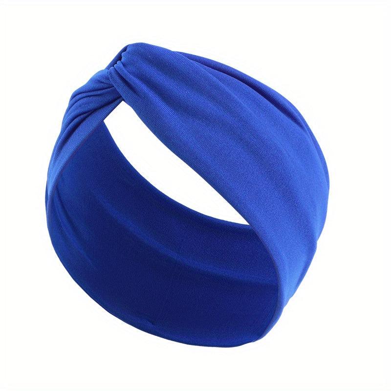 Women Headband Twist Stretch Turban Yoga Head Band Hair Accessories