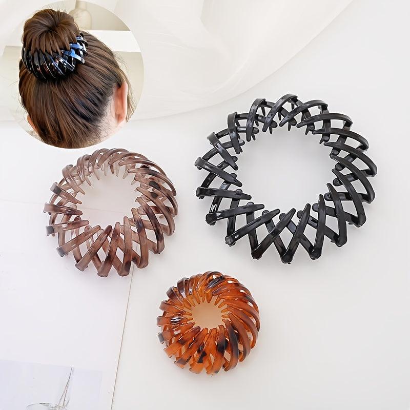 Magic Bird Nest Clip Hair Bun Maker Hair Accessories Female Ponytail Clips