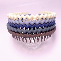 5pcs Non Slip Wavy Hairband For Girls Wave Head Bands Toddler Baby Hairband