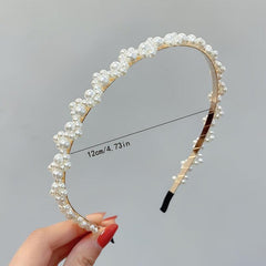 3pcs Faux Pearl Hairbands Bridal Hair Hoop Wedding Hair Accessories