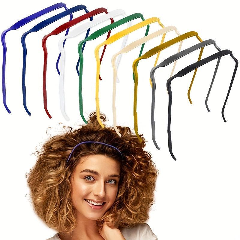 Curly Headband Thick Hair Band Square Shape Head Hoop Women's Hair Accessories