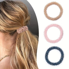 Crystal Hair Rope Ponytail Holder Hair Accessories