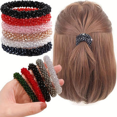 Crystal Hair Rope Ponytail Holder Hair Accessories