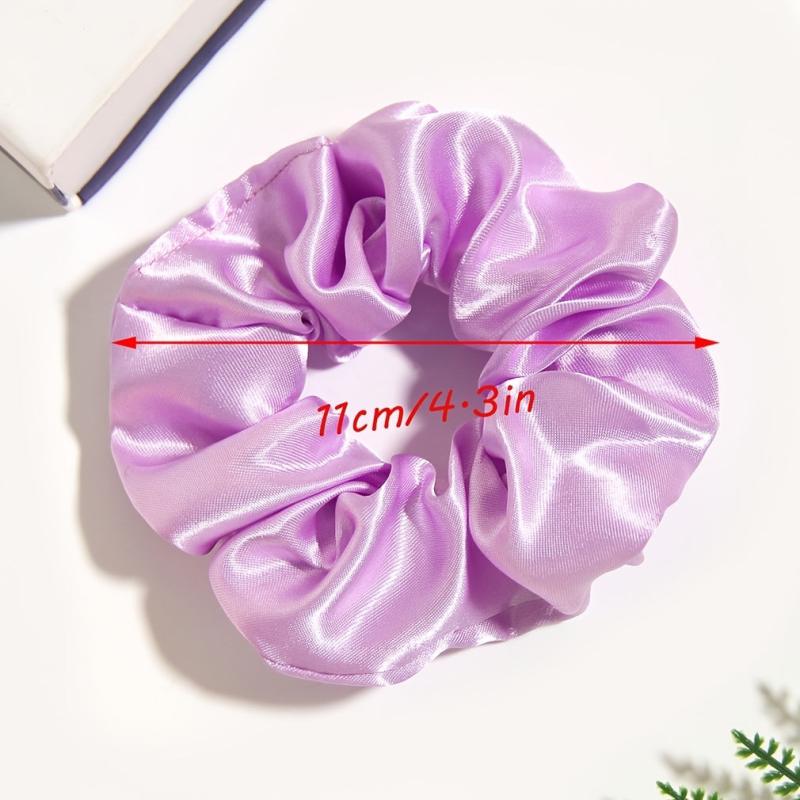 Colorful Scrunchies Hair Tie Elastics Soft Hair Bands