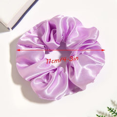 Colorful Scrunchies Hair Tie Elastics Soft Hair Bands