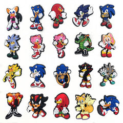 20pcs Anime Shoe Charms for Clog Sandals Birthday Party Favor